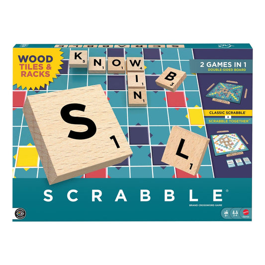 Lennies Toys Scrabble 2026 Edition Classic Word Strategic Version Pro Board Game