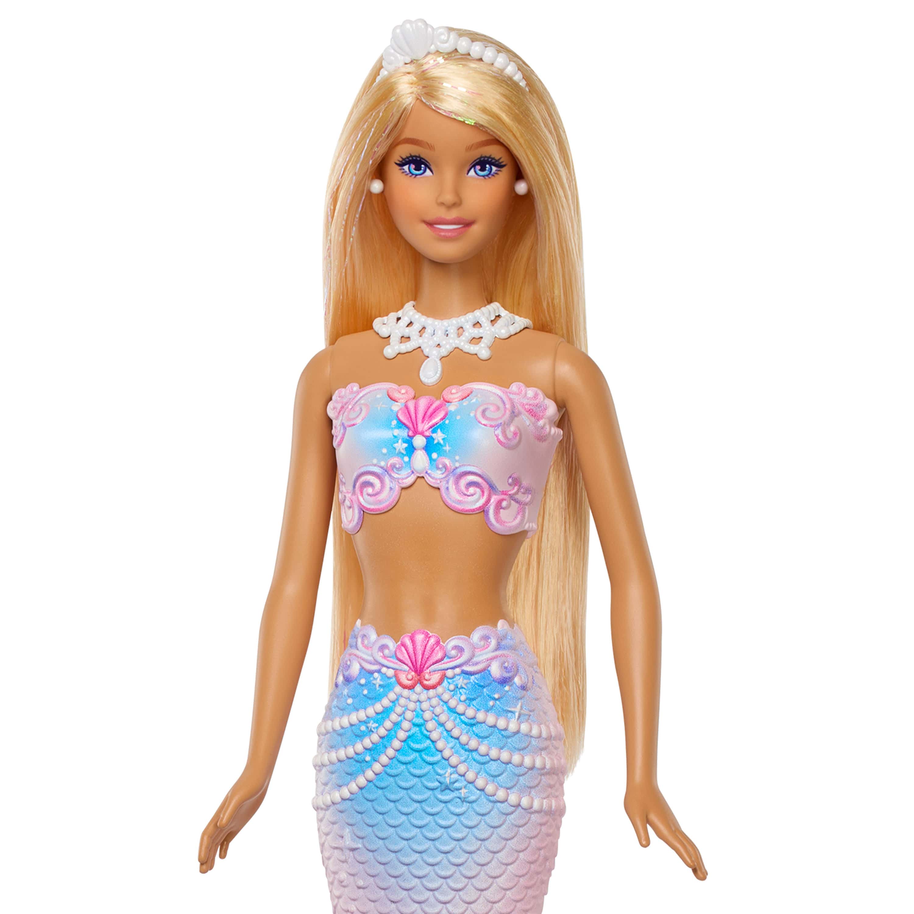 Mattel Barbie Fantasy Bubbletastic Mermaid Deluxe Bath Time Playmate Collectible Doll