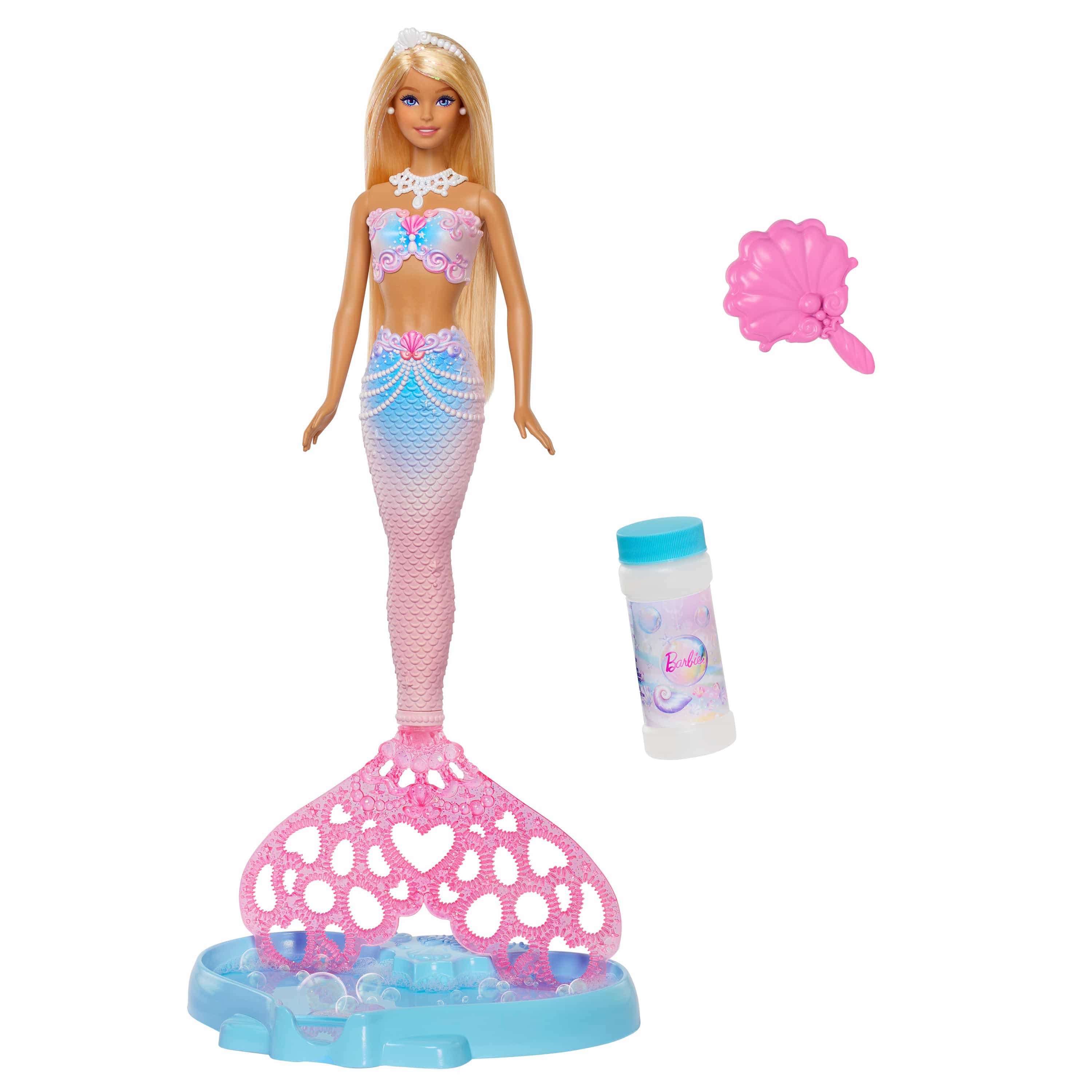 Mattel Barbie Fantasy Bubbletastic Mermaid Deluxe Bath Time Playmate Collectible Doll