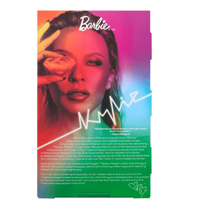 Mattel Barbie Music Series Deluxe Limited Edition Chrome Packaging Kylie Minogue Doll