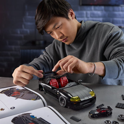 Mattel Brick Shop Hot Wheels ’94 Toyota Supra MKIV Building Set – 824 Pieces 194735349104