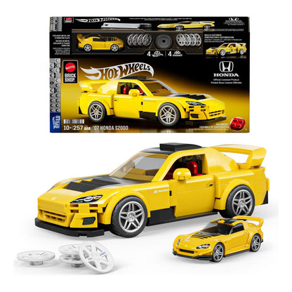 Mattel Brick Shop Hot Wheels Speed Series '07 Honda S2000 Building Set 194735331567