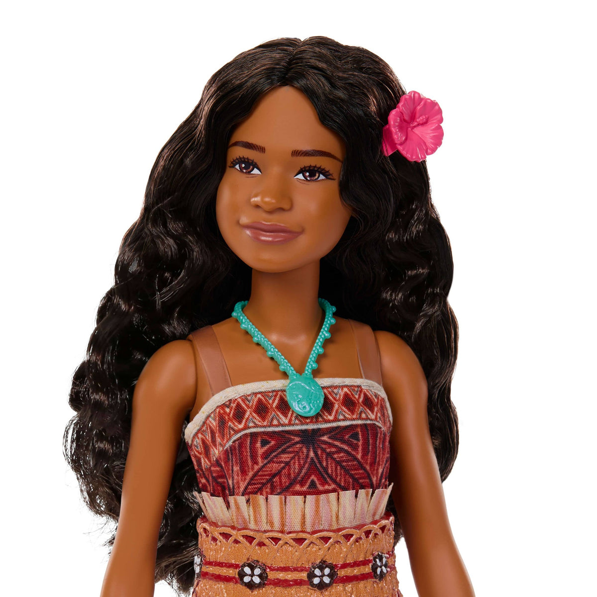 Mattel Disney Moana Live-Action Fashion Doll with Removable Outfit and 5 Accessories 194735368037