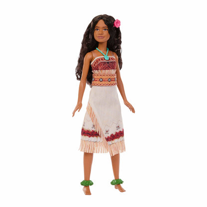 Mattel Disney Moana Live-Action Fashion Doll with Removable Outfit and 5 Accessories 194735368037