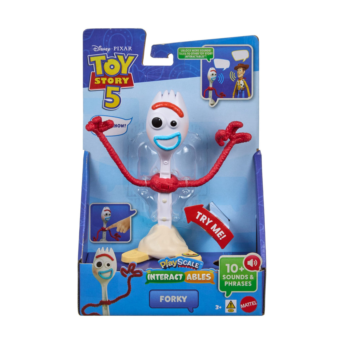 Mattel Disney Pixar Toy Story 5 Forky Interactables Talking Figure 194735356591