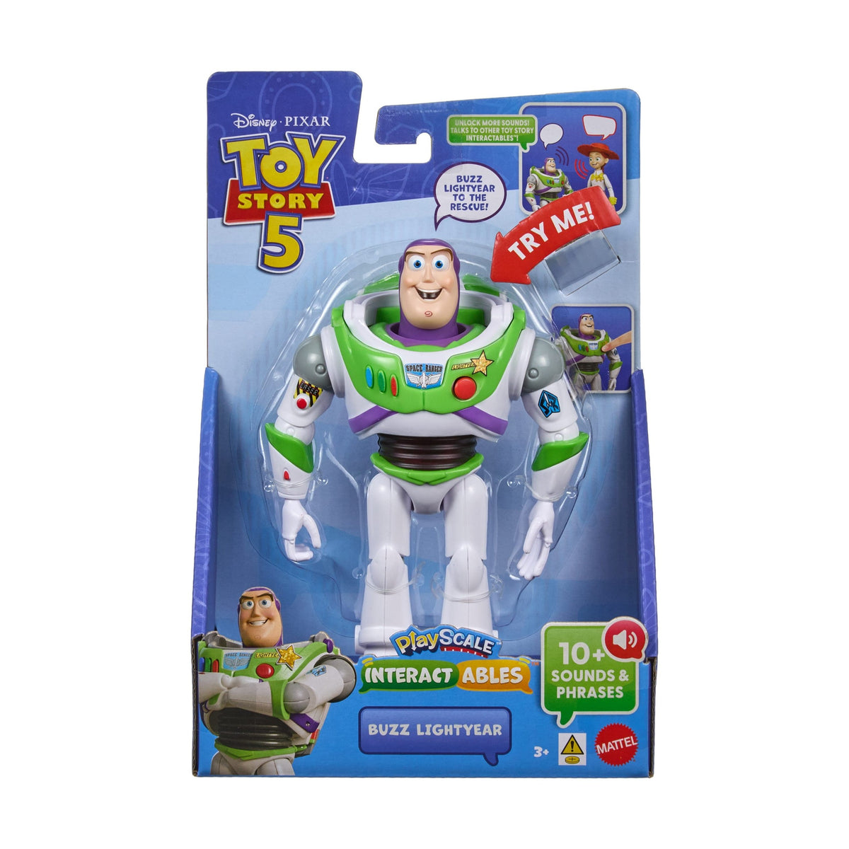 Mattel Disney Pixar Toy Story 5 Interactables Buzz Lightyear Figure 194735356638