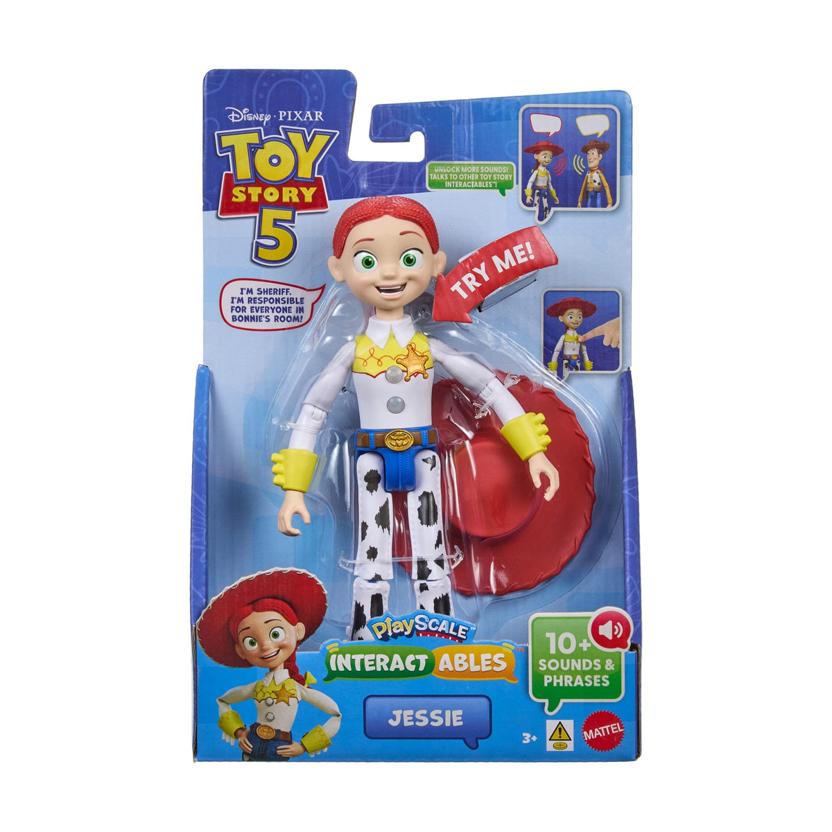 Mattel Disney Pixar Toy Story 5 Interactables Jessie Talking Figure 194735356560