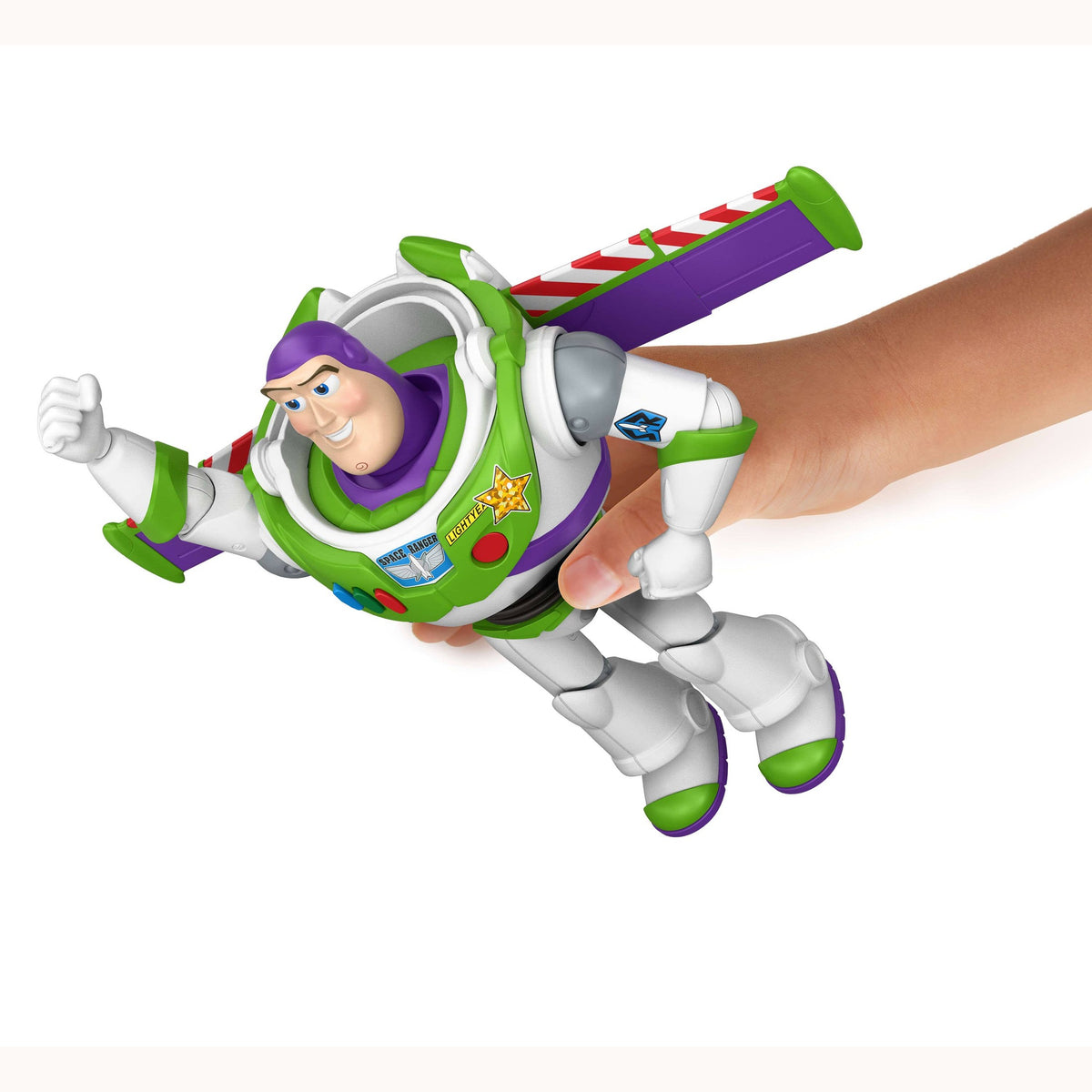 Mattel Disney Pixar Toy Story 5 Launch Ready Buzz Lightyear Figure 194735356416