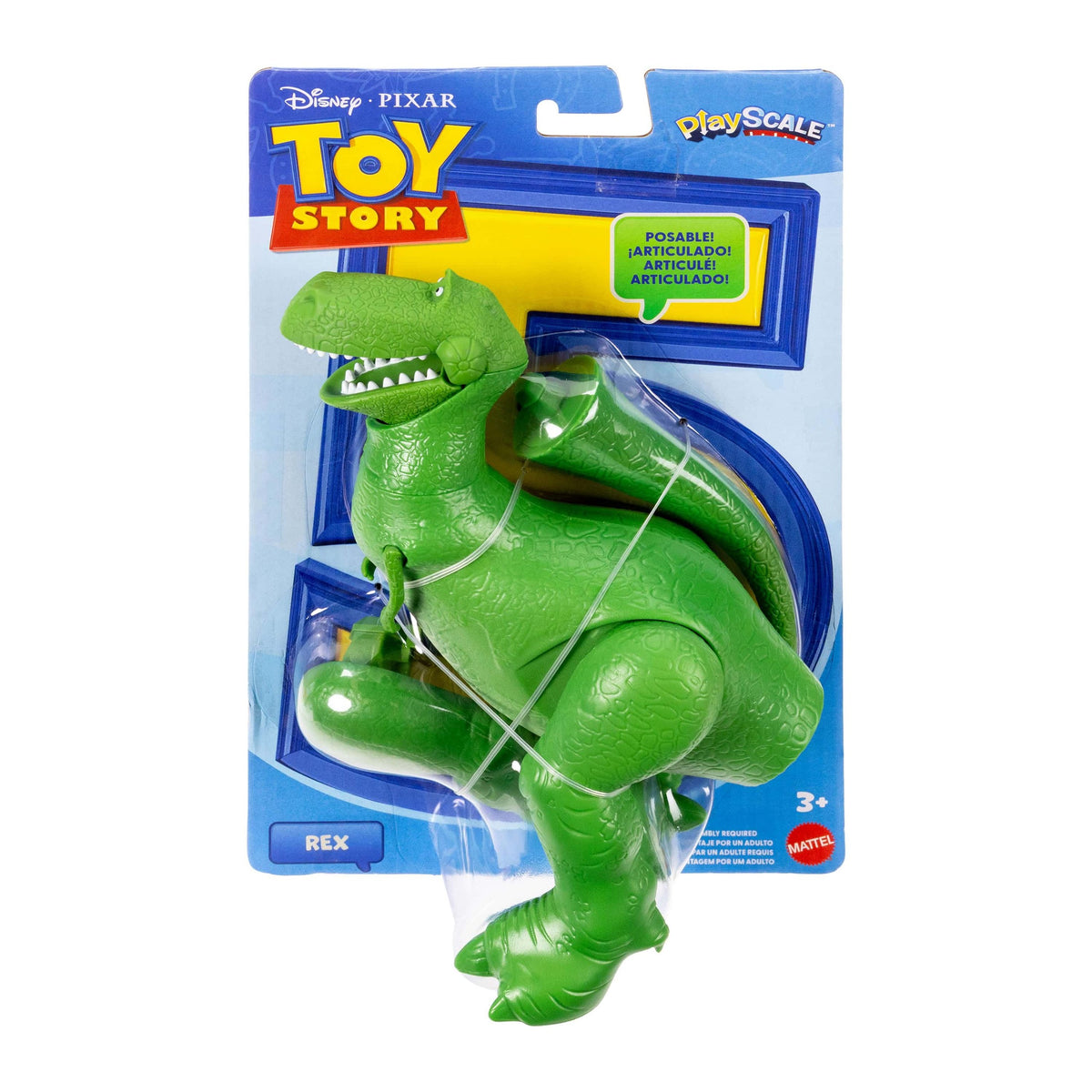Mattel Disney Pixar Toy Story 5 Rex 7-Inch PlayScale Action Figure 194735356515