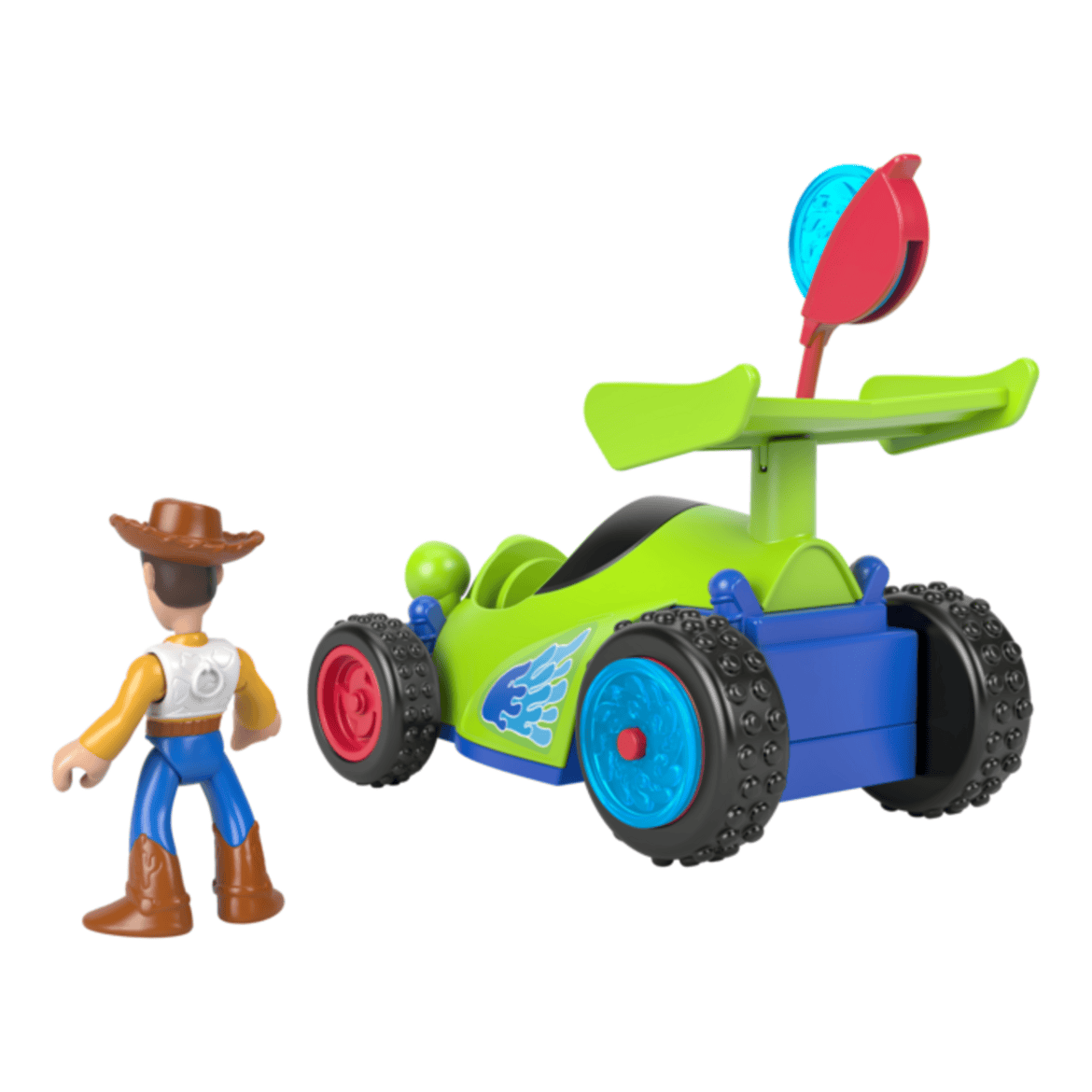Mattel Imaginext Toy Story Woody Remote Control Vehicle Deluxe Edition Authentic