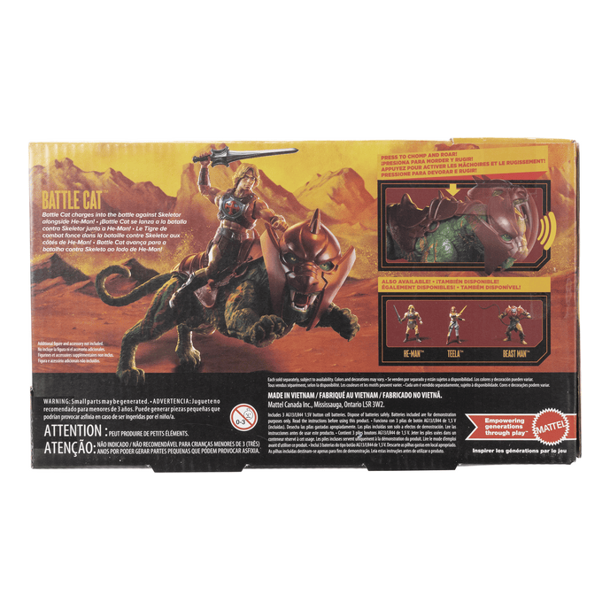 Mattel Masters of the Universe Movie Battle Cat Feature Action Figure with Chomp & Roar 194735350544