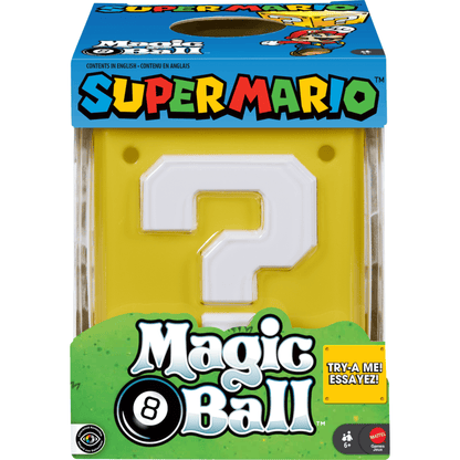 Mattel Premium Magic 8 Ball Super Mario Interactive Enhanced Deluxe Fortune-Telling Toy 887961583236