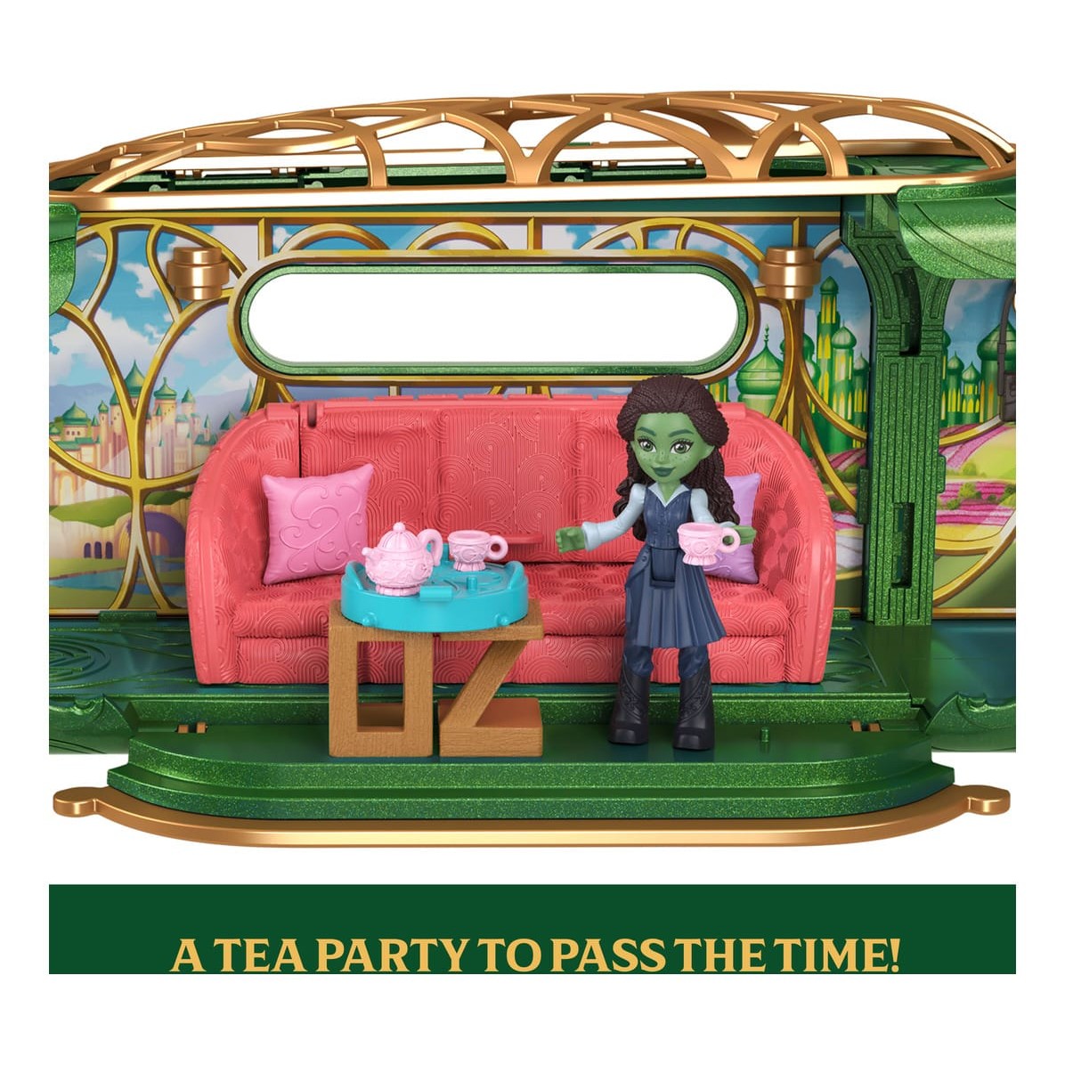 Mattel Wicked For Good Emerald City Train Deluxe Edition Collectible Premium Playset