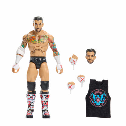 Mattel WWE Elite Collection CM Punk Action Figure 6-Inch Deluxe Detailing With Accessories