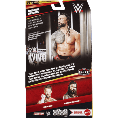 Mattel WWE Elite Collection Top Picks Roman Reigns Action Figure