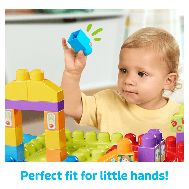 Mega Bloks Build N Learn Comprehensive Educational Activity Table For Early Learners 0065541383883