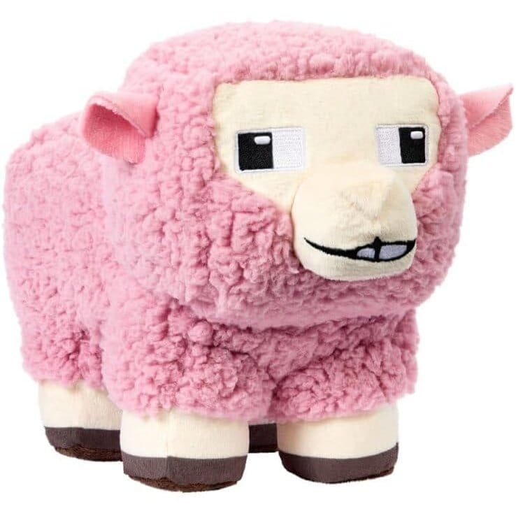 Minecraft Movie 20cm Soft Plush - Pink Sheep 194735303267