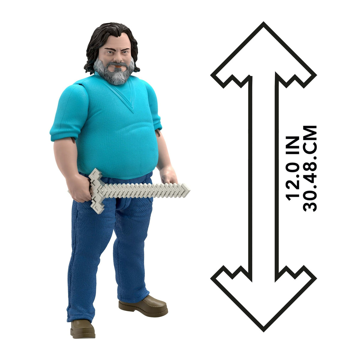 Minecraft Movie Large Figure - Steve 194735313426