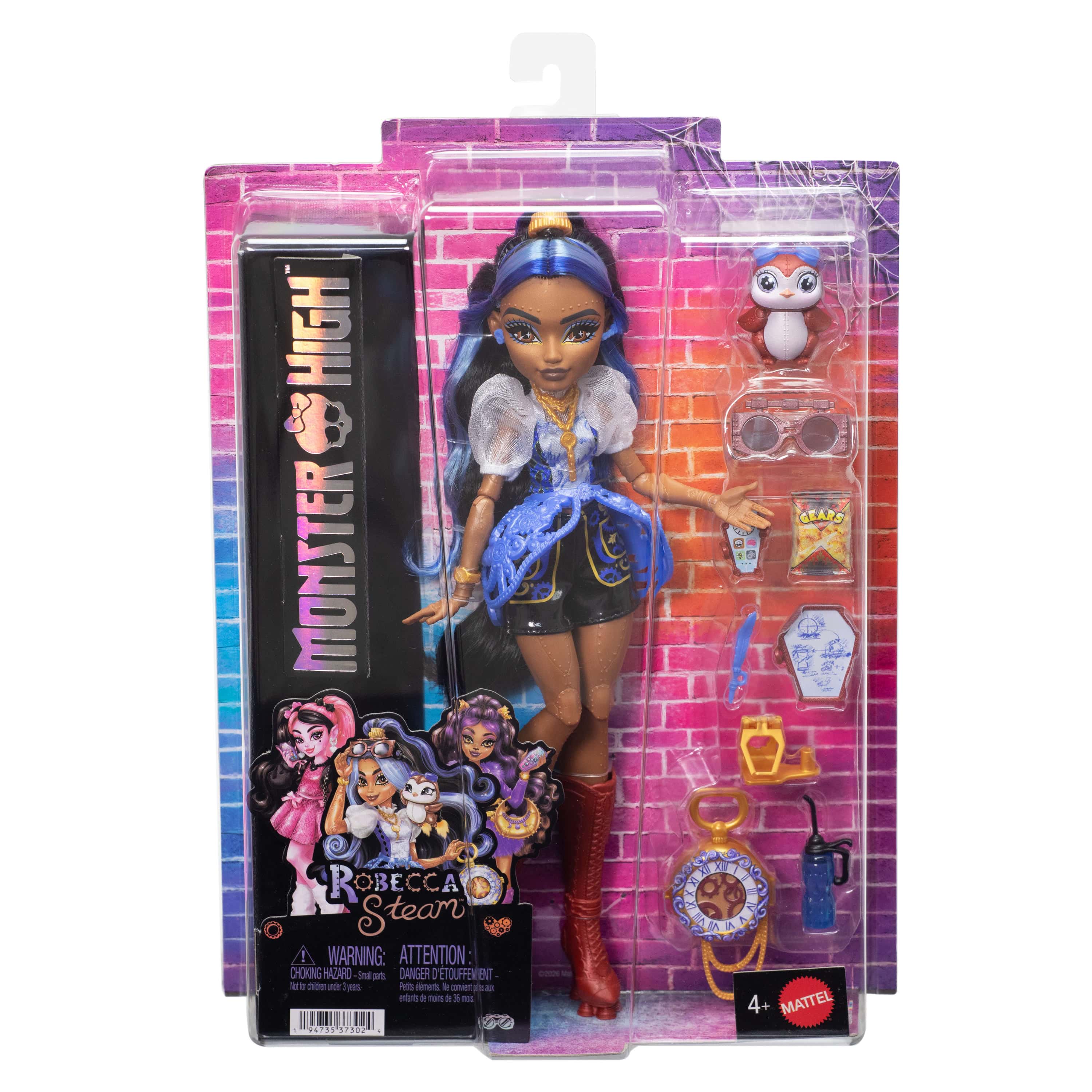 Monster High Core Robecca Steam Doll 194735373024