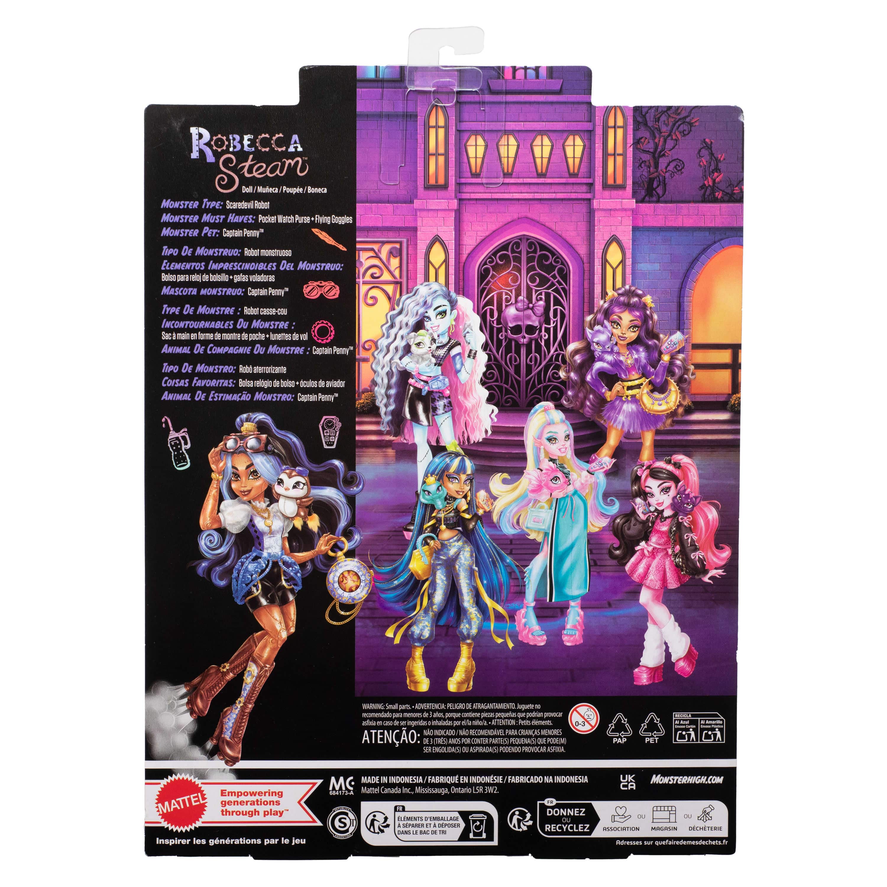 Monster High Core Robecca Steam Doll 194735373024