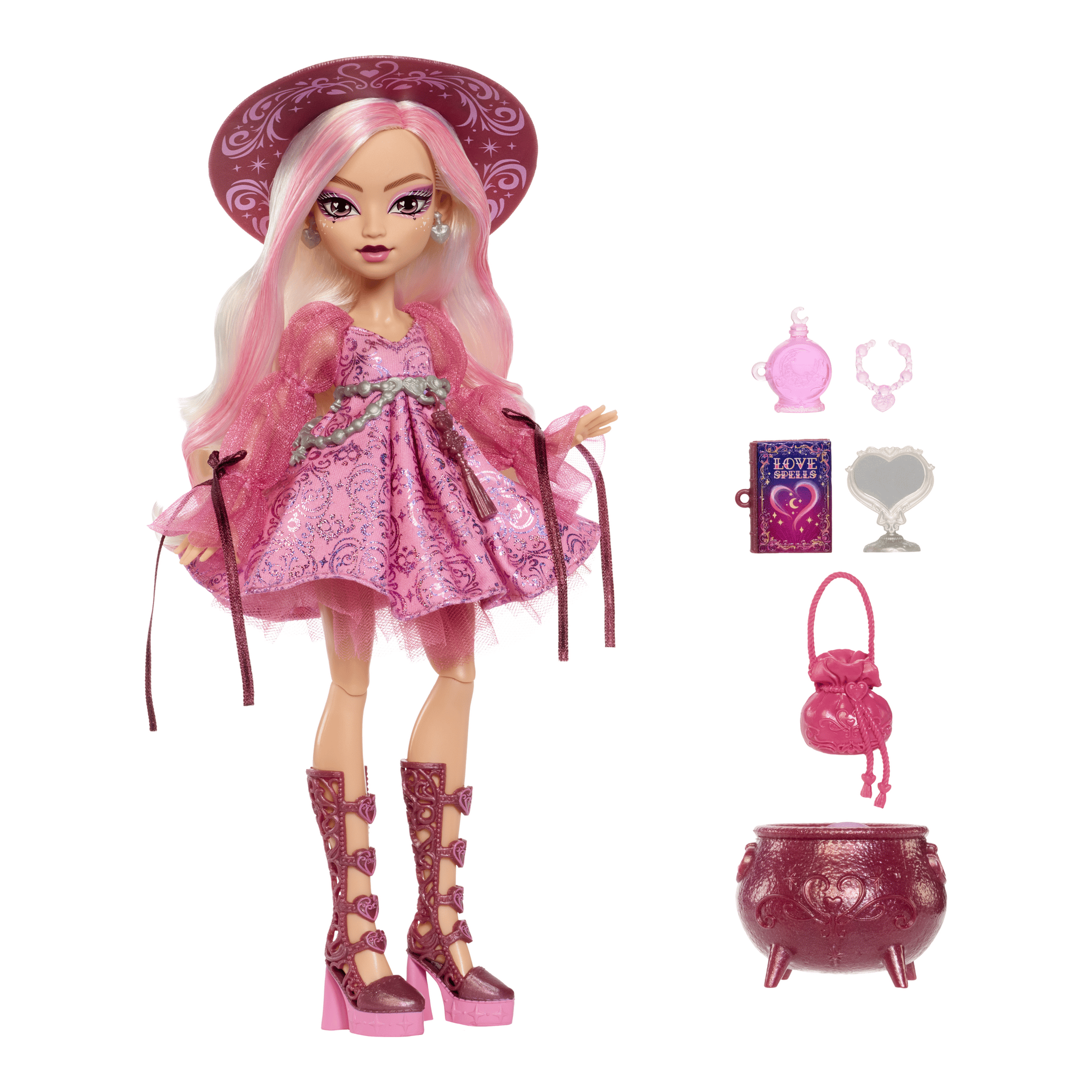 Monster High Moonspell Magic Carina Song Love Witch Fashion Doll 194735399338