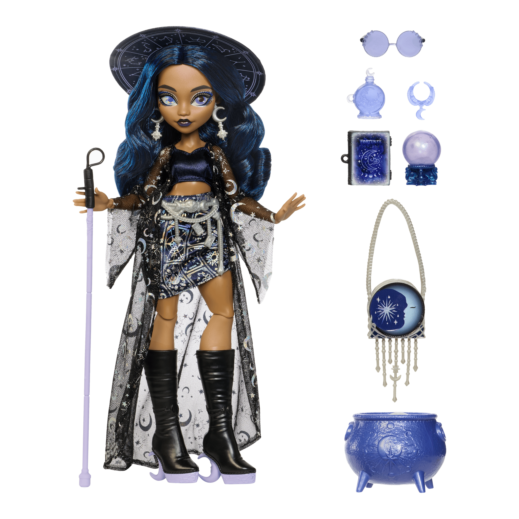 Monster High Moonspell Magic Claire de Luna Fashion Doll with Accessories 194735373116