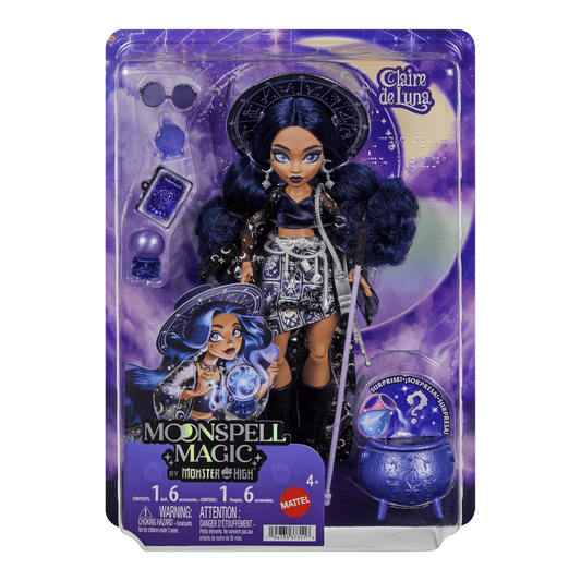 Monster High Moonspell Magic Claire de Luna Fashion Doll with Accessories 194735373116