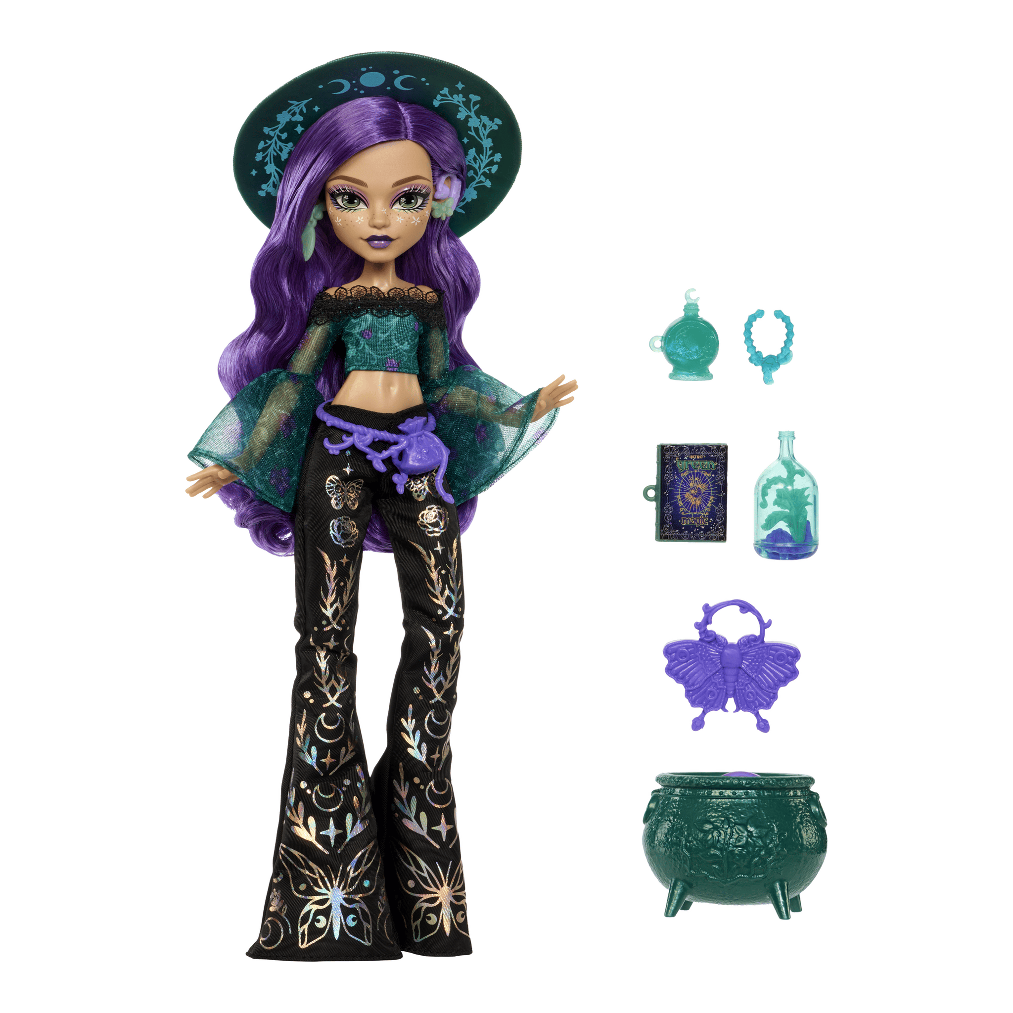 Monster High Moonspell Magic Willow Thorne Nature Witch Doll 194735373123