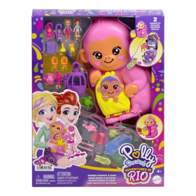 Polly Pocket - Monkey Mamma 194735218004