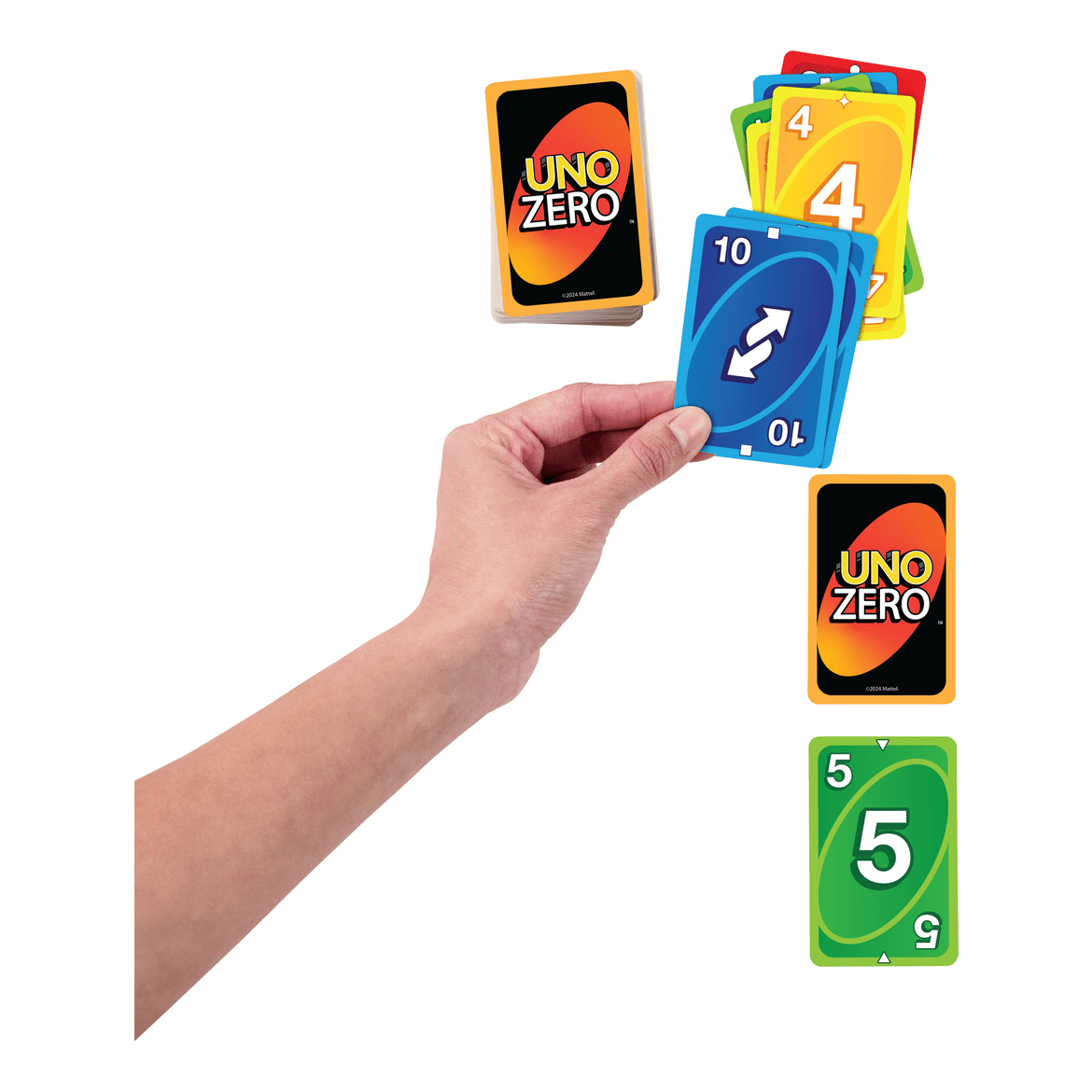 Uno Zero Card Game by Mattel for Family Fun and Entertainment 194735331857