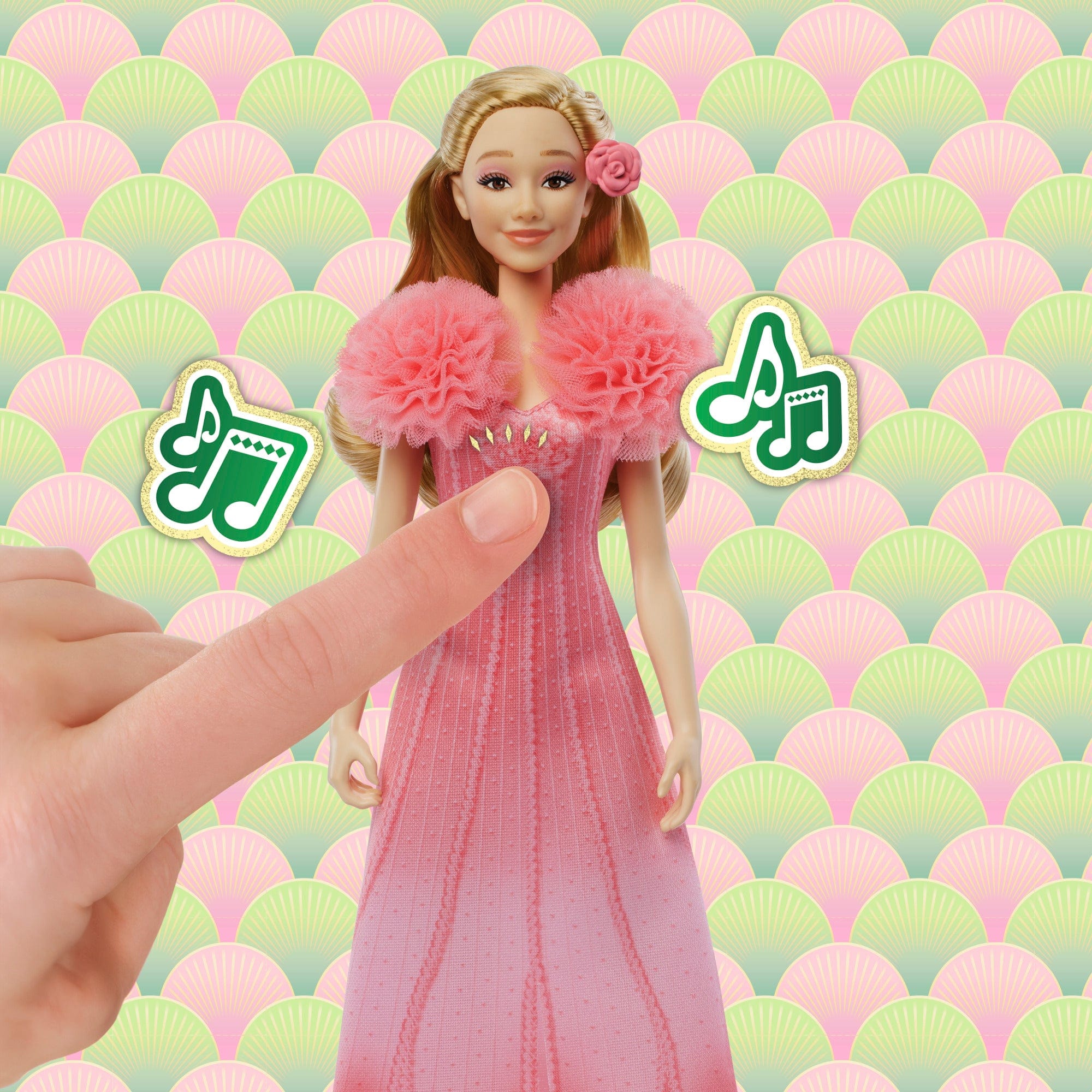 Wicked Singing Glinda Fashion Doll With Ombre Pink Dress And Accessories 194735363452
