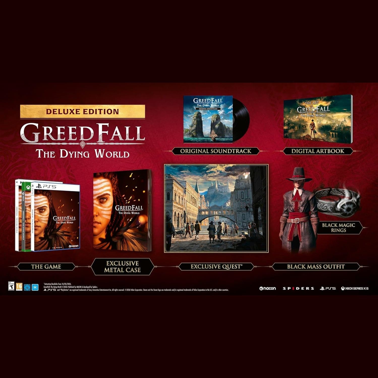 Greedfall: The Dying World Deluxe Edition - Xbox Series X (Disc) 3665962034615