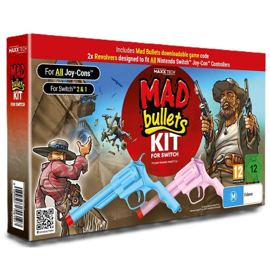 Maxx Tech Mad Bullets Kit For Nintendo Switch 2 & 1 5055957706197