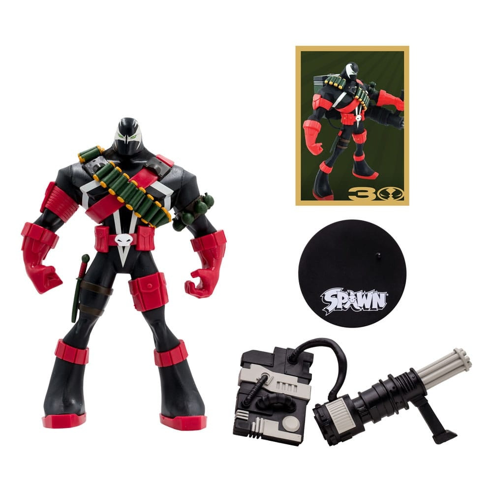 McFarlane Toys Spawn 30th Anniversary Commando Spawn Digitally Remastered 7-Inch Action Figure