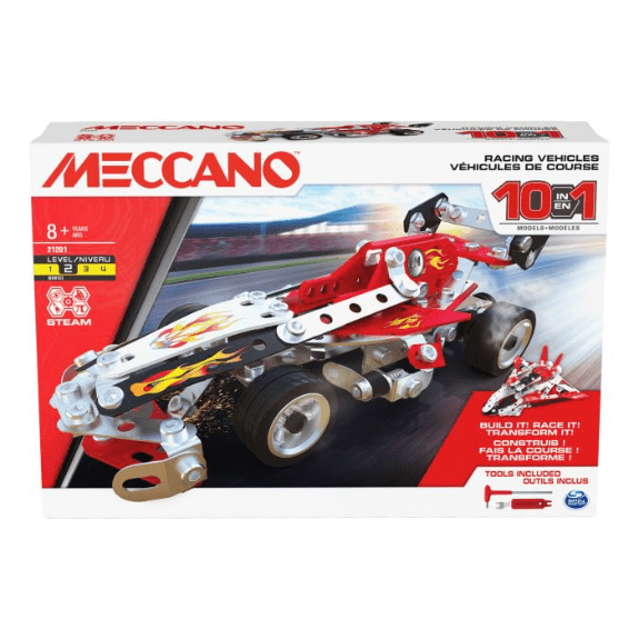 Meccano: 10-in-1 Multi Model Set Racing Vehicles 778988358559