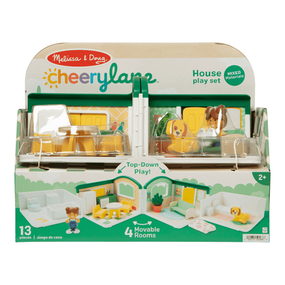 Melissa & Doug Cheery Lane House Wooden Play Set with Figures