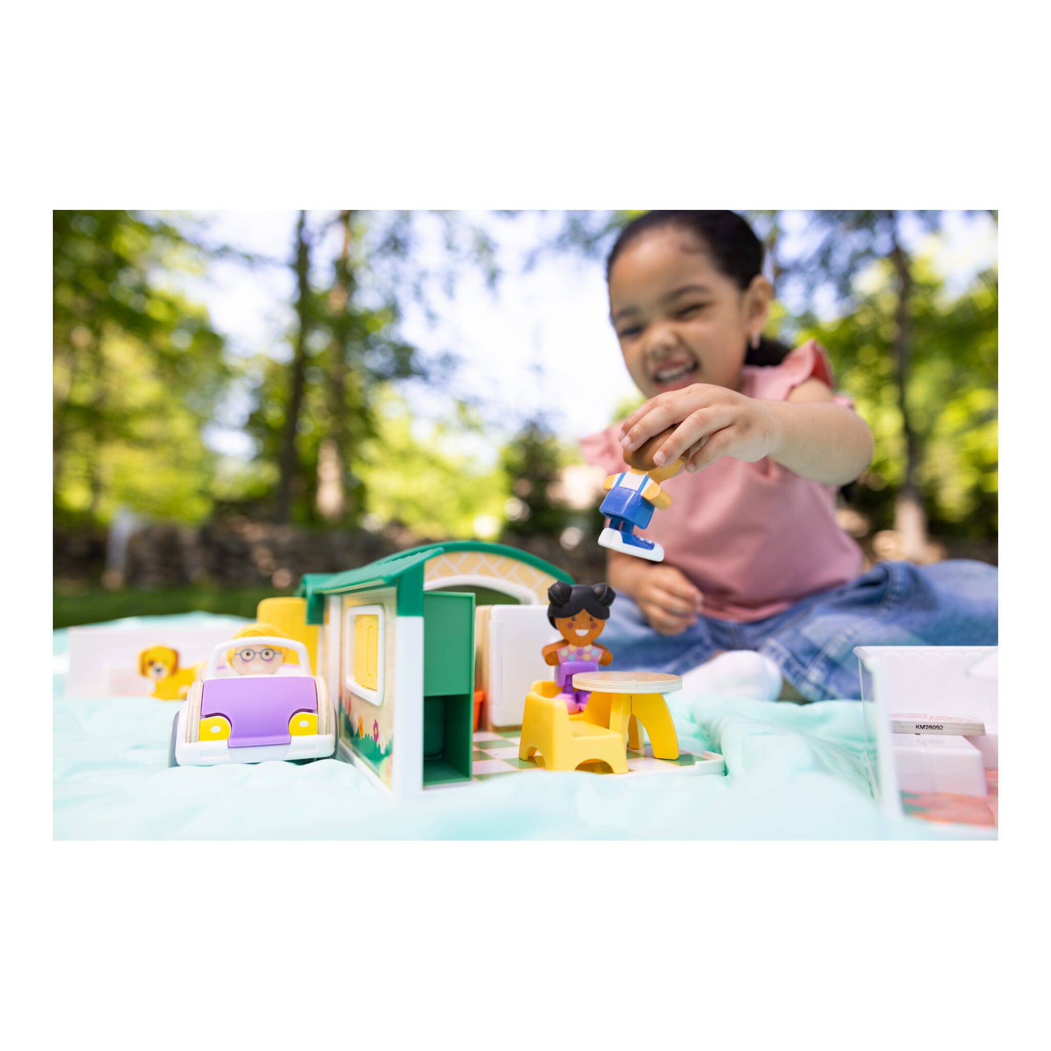 Melissa & Doug Cheery Lane House Wooden Play Set with Figures