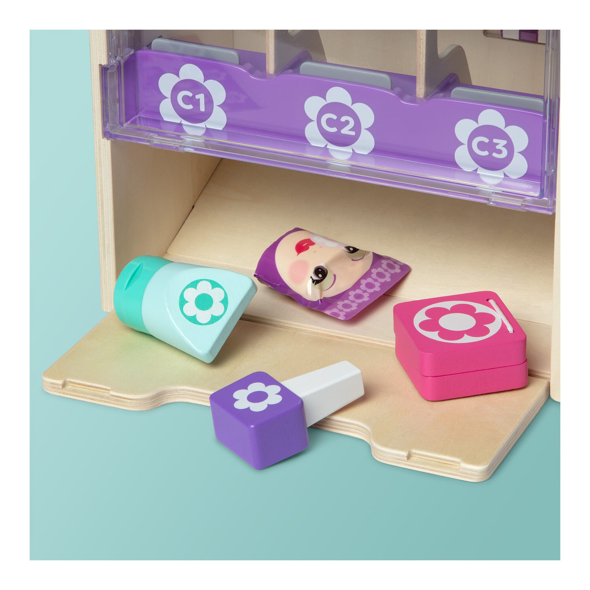 Melissa & Doug Sort, Stock & Select Beauty Kiosk Play Set 681147009493