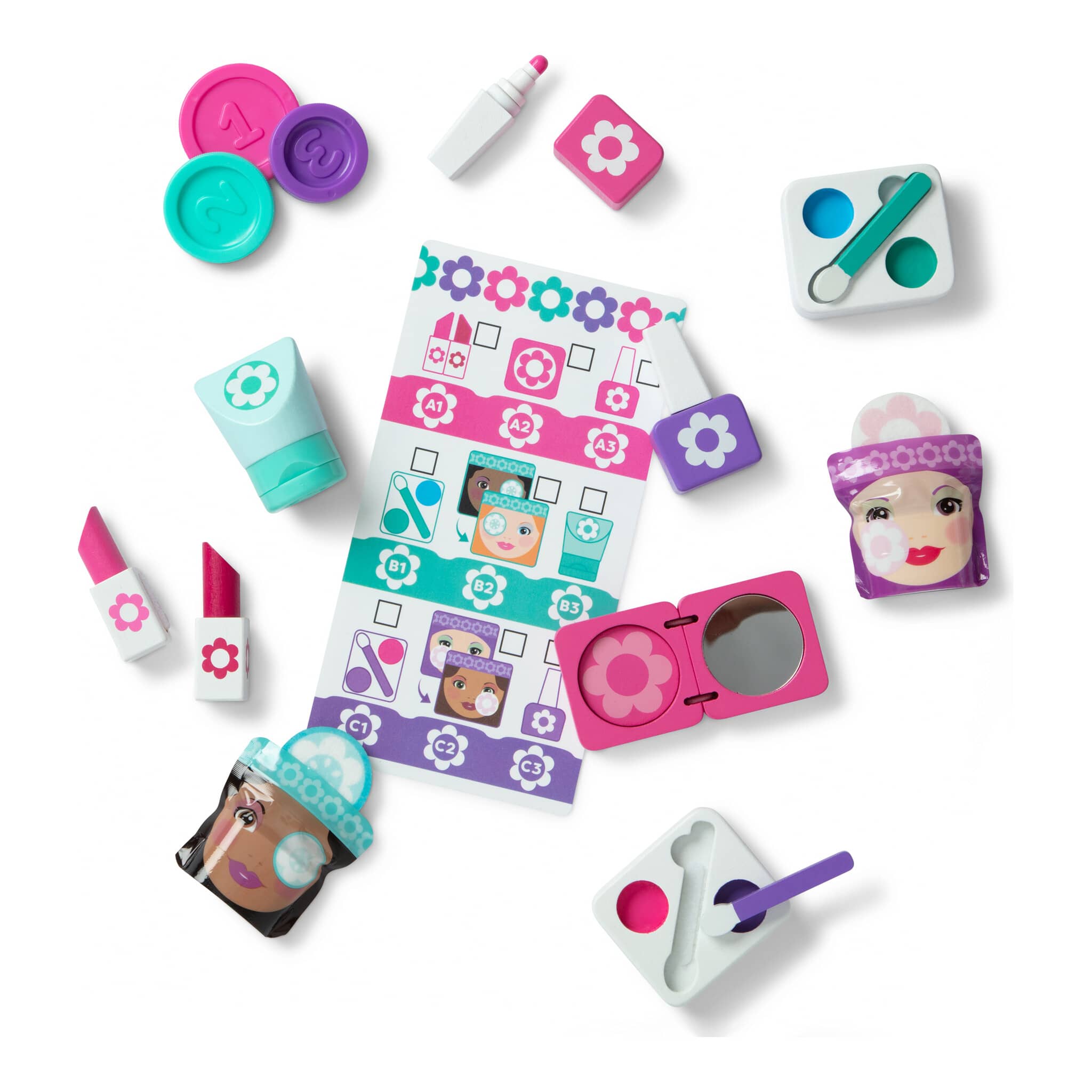 Melissa & Doug Sort, Stock & Select Beauty Kiosk Play Set 681147009493