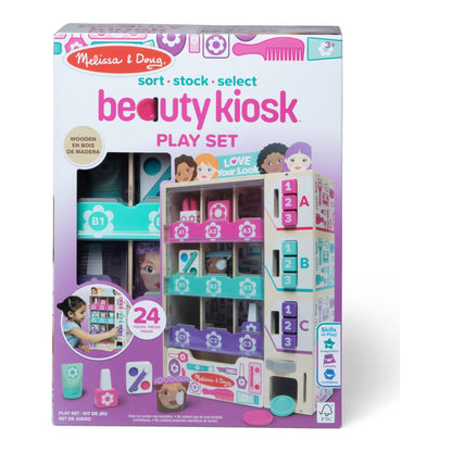 Melissa & Doug Sort, Stock & Select Beauty Kiosk Play Set 681147009493