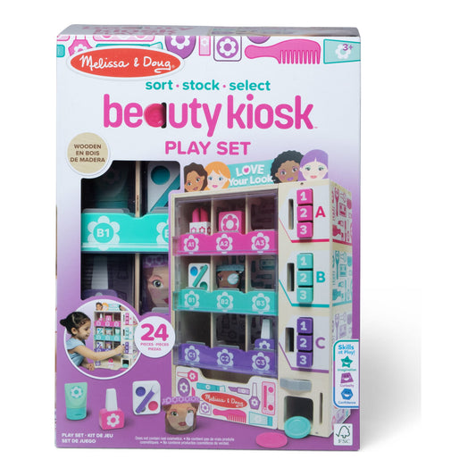 Melissa & Doug Sort, Stock & Select Beauty Kiosk Play Set 681147009493