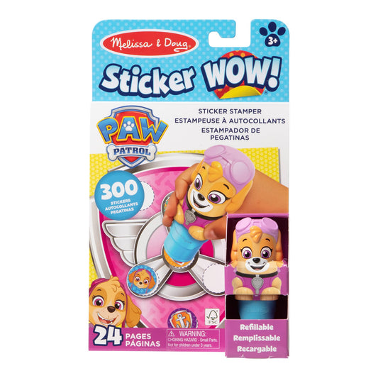 Melissa & Doug Sticker WOW! PAW Patrol Skye Sticker Stamper & Activity Pad 681147137615