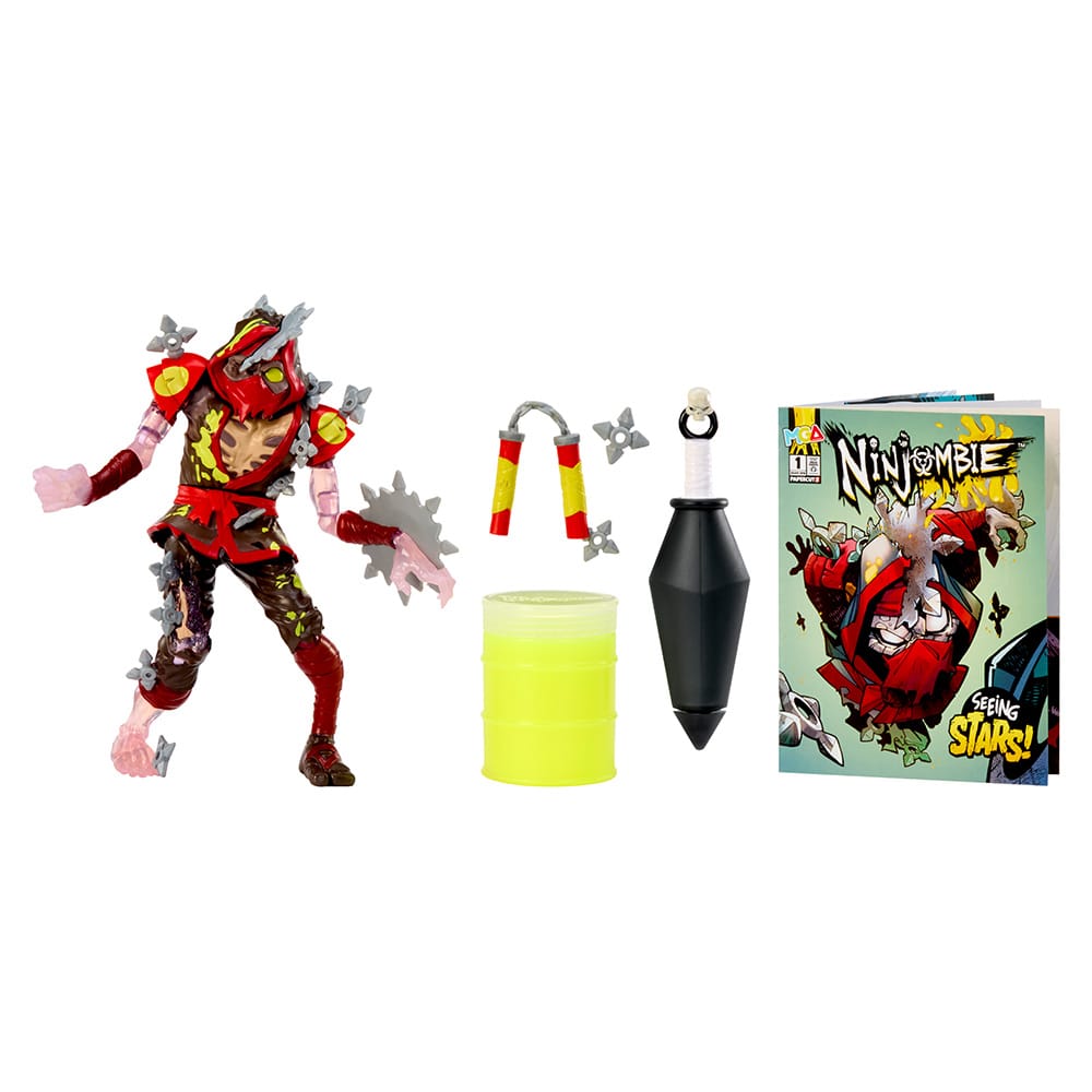Ninjombie Grave Spin Action Figure with Slime