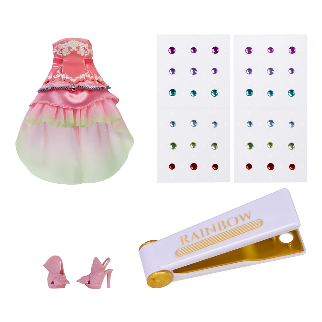 Rainbow High Be Dazzling Adeline Rose Fashion Doll with Bedazzler Tool and Gems 35051597797