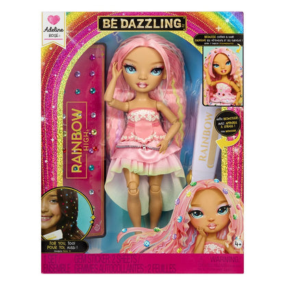 Rainbow High Be Dazzling Adeline Rose Fashion Doll with Bedazzler Tool and Gems 35051597797