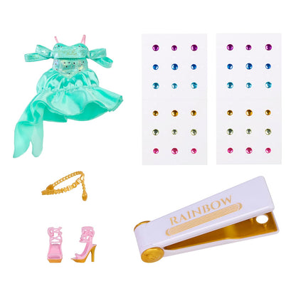 Rainbow High Be Dazzling Celine Turquoise Fashion Doll with Bedazzling Tool 35051597827