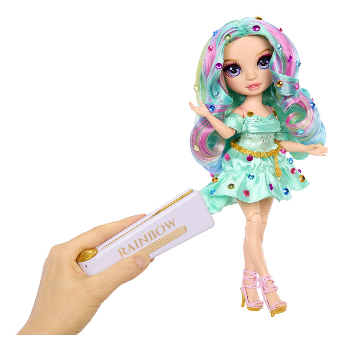 Rainbow High Be Dazzling Celine Turquoise Fashion Doll with Bedazzling Tool 35051597827