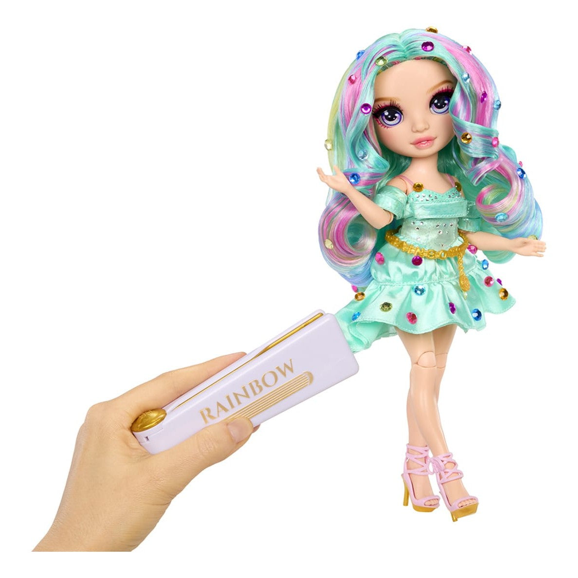 Rainbow High Be Dazzling Celine Turquoise Fashion Doll with Bedazzling Tool 35051597827