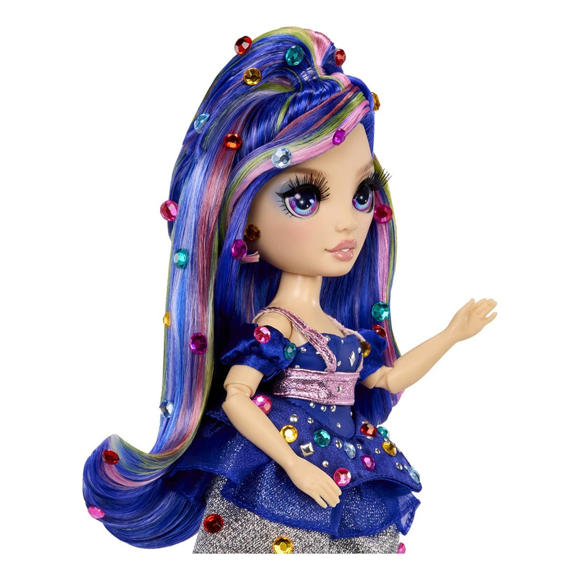 Rainbow High Be Dazzling Genevieve Bleue Fashion Doll with Bedazzling Tool 35051597810