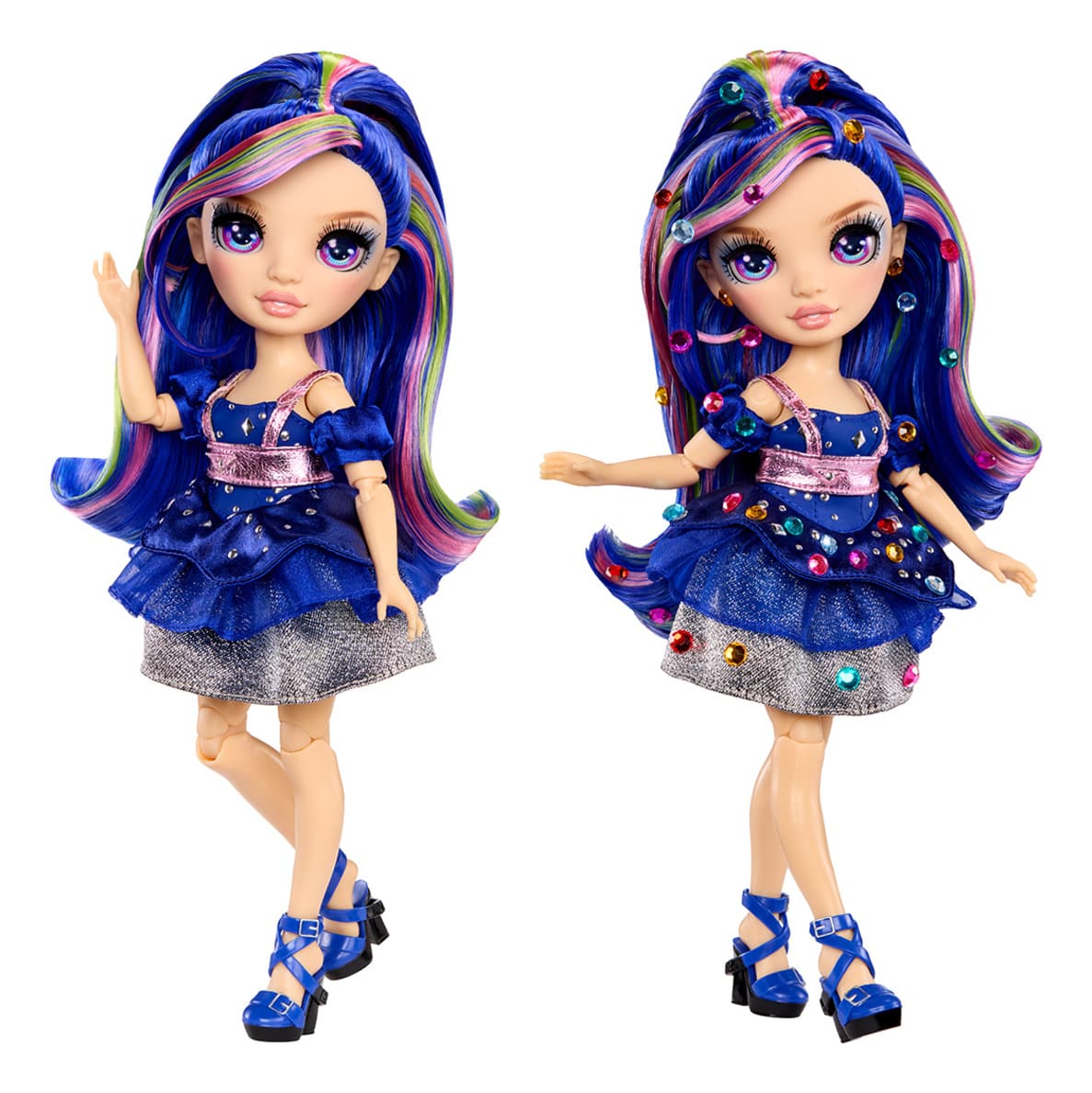 Rainbow High Be Dazzling Genevieve Bleue Fashion Doll with Bedazzling Tool 35051597810